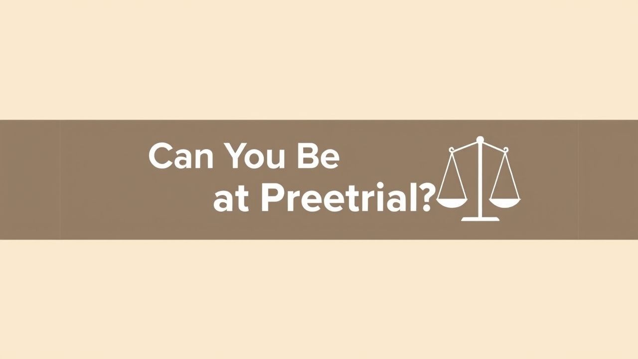 Can You Be Sentenced at a Pretrial