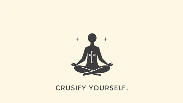 crucify yourself daily bible verse