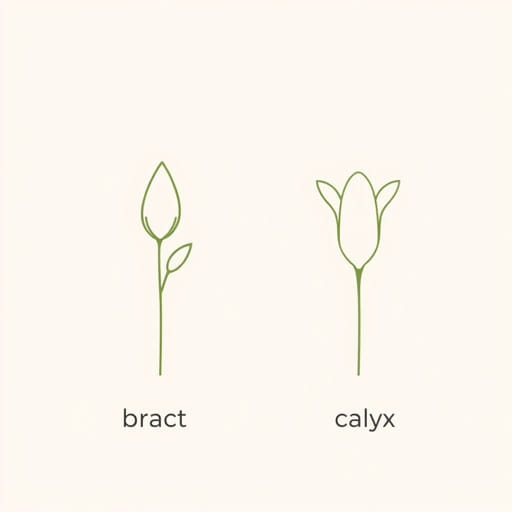 Difference Between Bract and Calyx