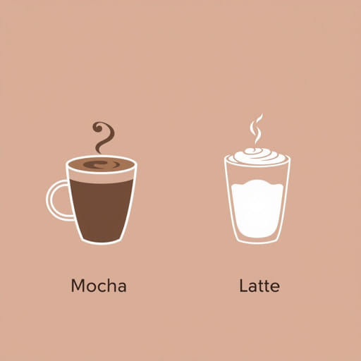 Difference Between Mocha and Latte
