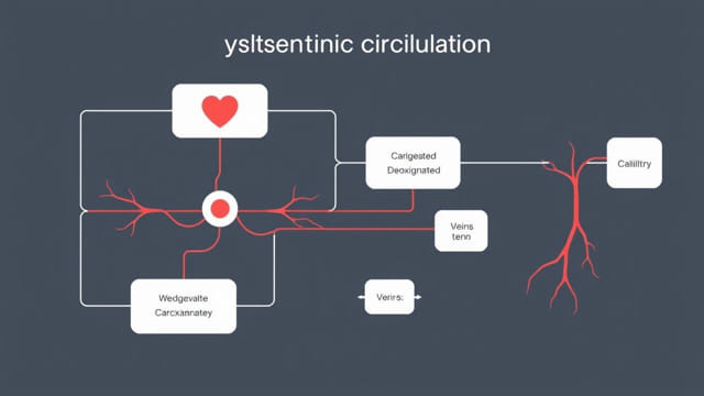 flow chart of systemic circulation