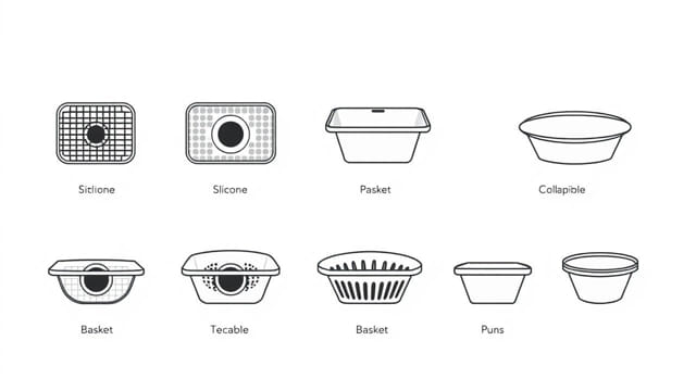 Kitchen Sink Strainer Basket Types