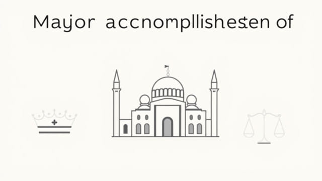 Major Accomplishments of Justinian