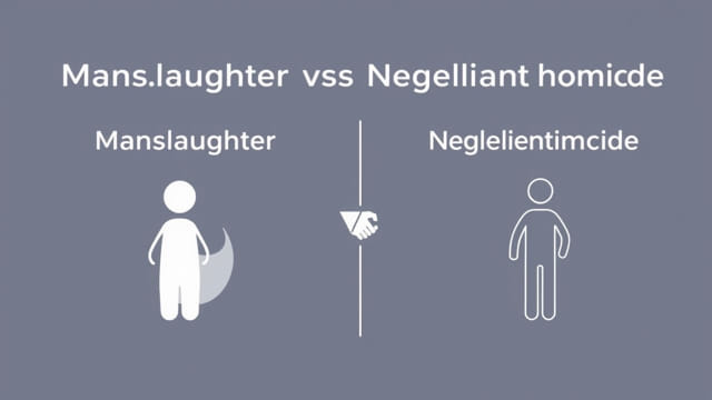 Manslaughter vs Negligent Homicide