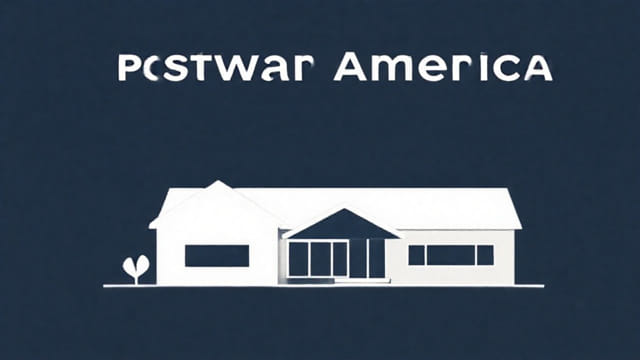 One Feature of Postwar America Was