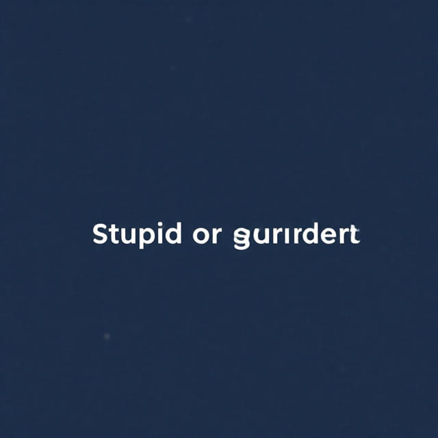 Other Words for Stupid or Ignorant