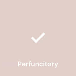 Etymology Of The Word Perfunctory