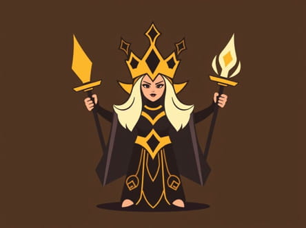 Queen Mela Summoner'S Greed