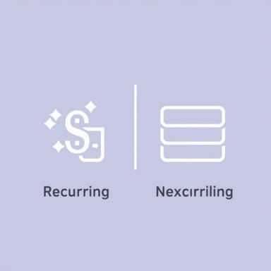 Recurring And Nonrecurring Expenditure