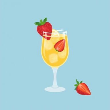 Strawberry Hennessy Lemon Drop