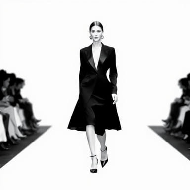 Yves Saint Laurent Haute Couture Catwalk