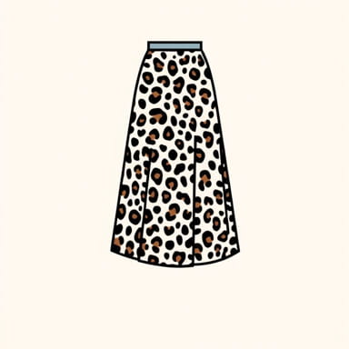 Zara Leopard Print Skirt