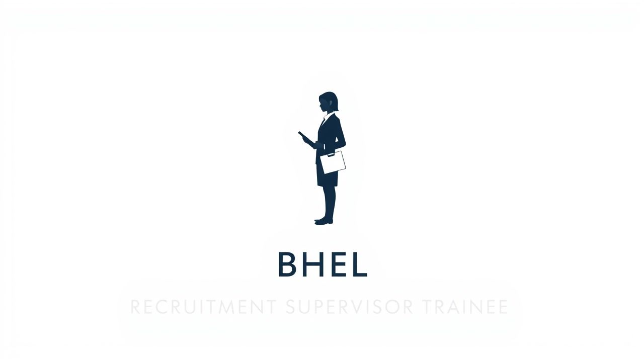 Bhel Recruitment Supervisor Trainee