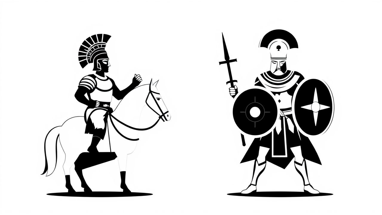 Byzantine Cavalryman Vs Vandal Warrior