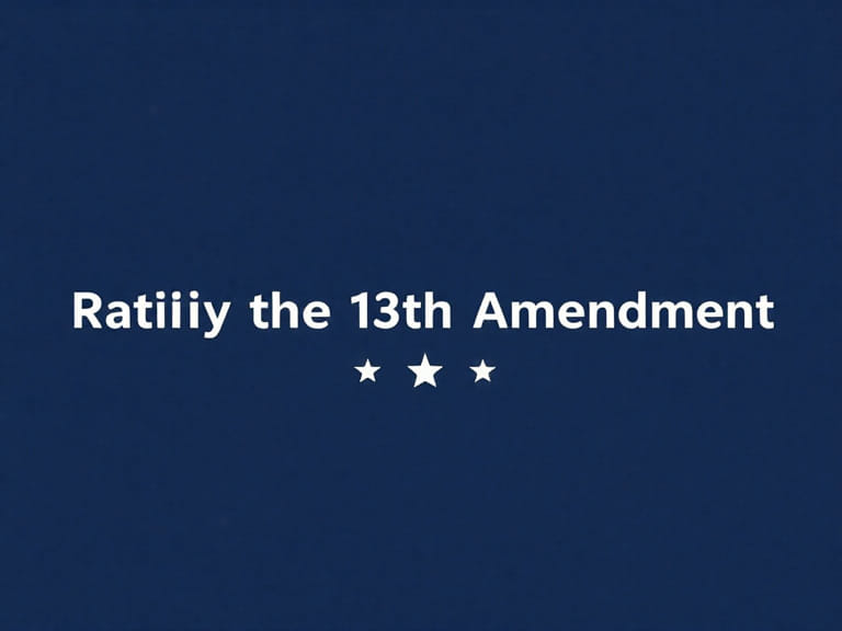 First State To Ratify The 13Th Amendment