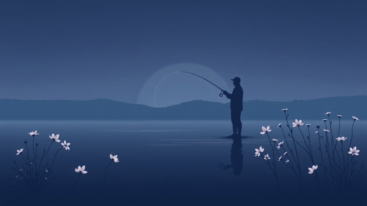 Fishing In The Gloaming Wylde Flowers