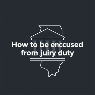 How To Be Excused From Jury Duty In Illinois