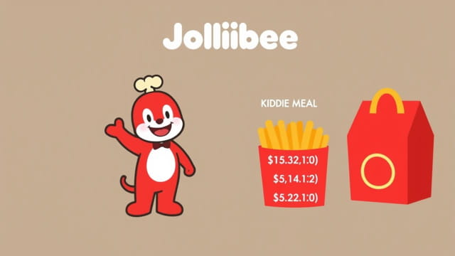 Jollibee Kiddie Meal Price List