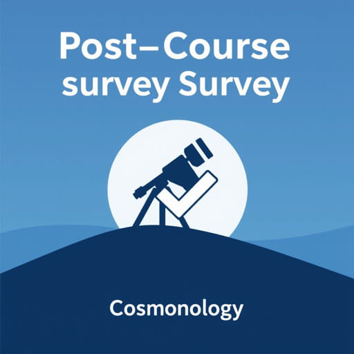 Post Course Survey Cosmology