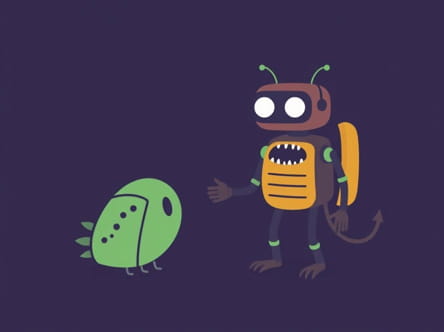Robot And Monster Litterbug