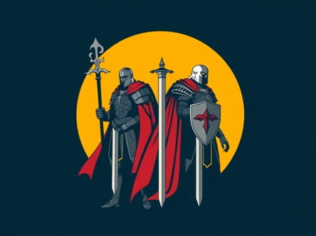 Rok King Arthur And Mordred