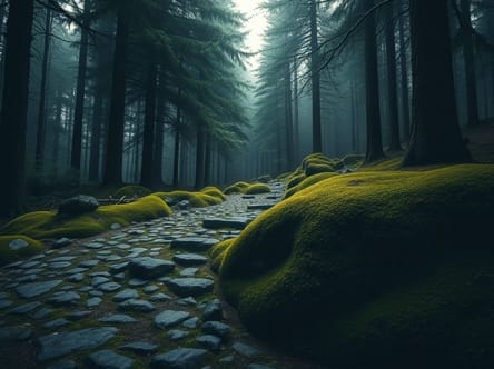 Spruce Forest Mossy Cobblestone