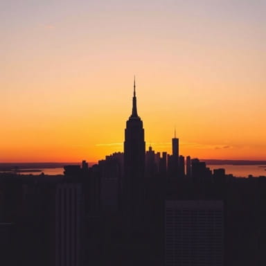 Sunset In New York