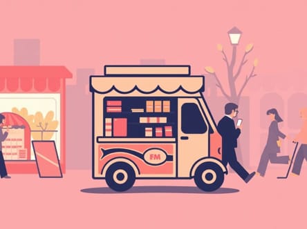 Vendeur Ambulant Dans Un Carnaval