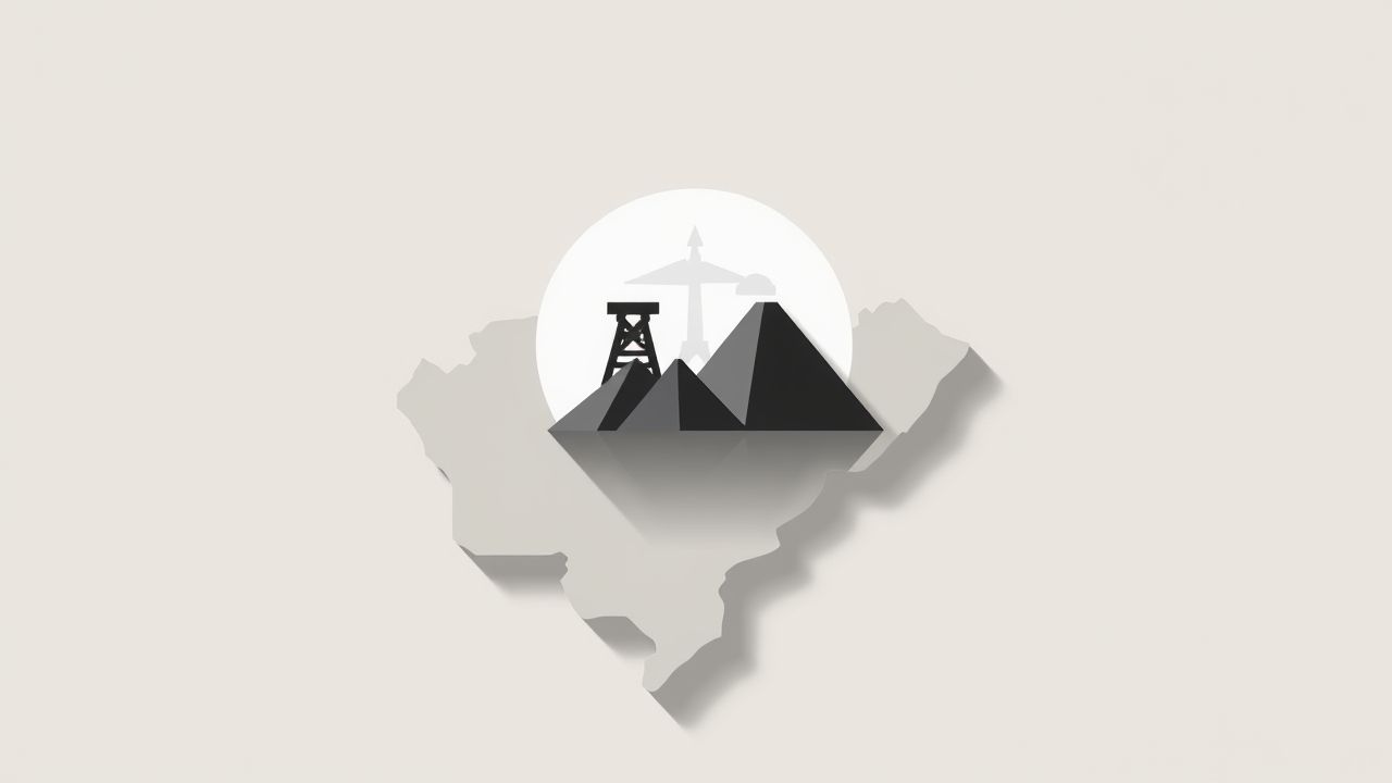 A Coal Mine In Jharkhand On Map