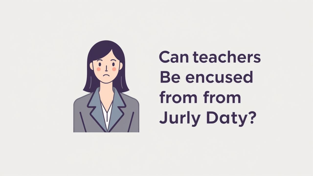 Can Teachers Be Excused From Jury Duty