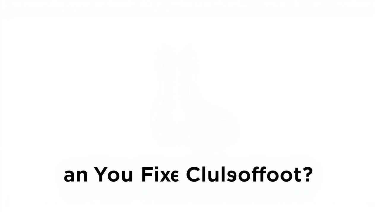 Can You Fix Clubfoot