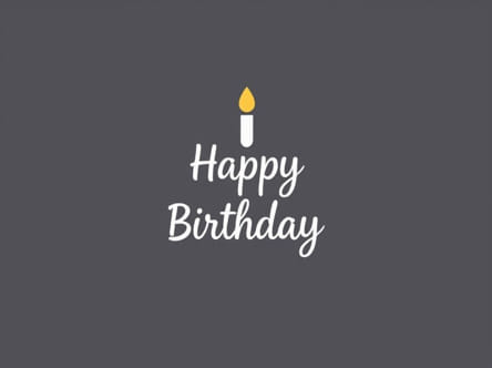 From To Birthday Card