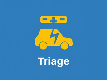 In Triage Yellow Colour Indicates