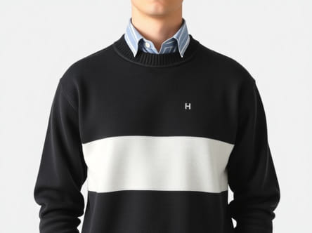 Jumper With Shirt Underneath Style