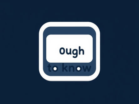 Know Or Ought To Know