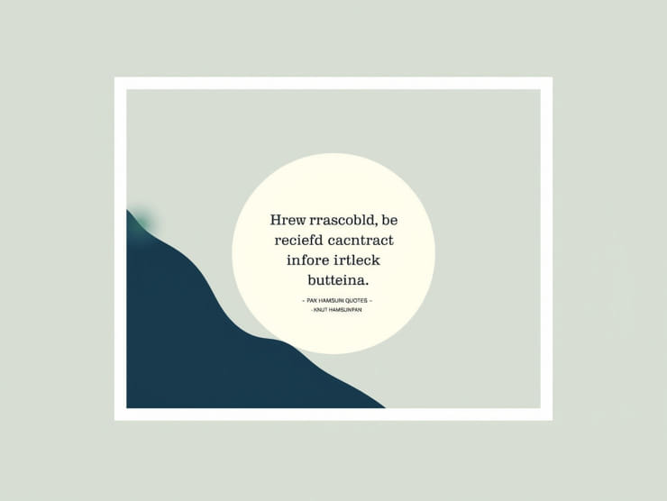 Knut Hamsun Pan Quotes