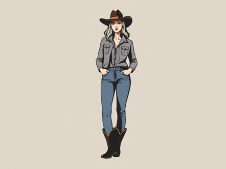 Outfits With Cowgirl Boots And Jeans