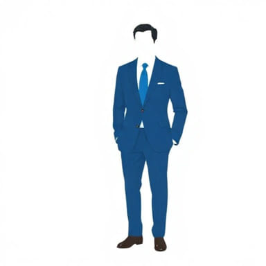 Ralph Lauren Blue Birdseye Suit
