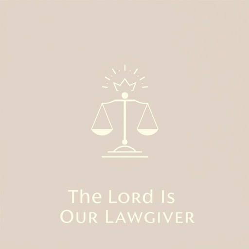 The Lord Is Our Lawgiver