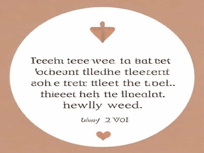 Bible Verse For Newly Wed