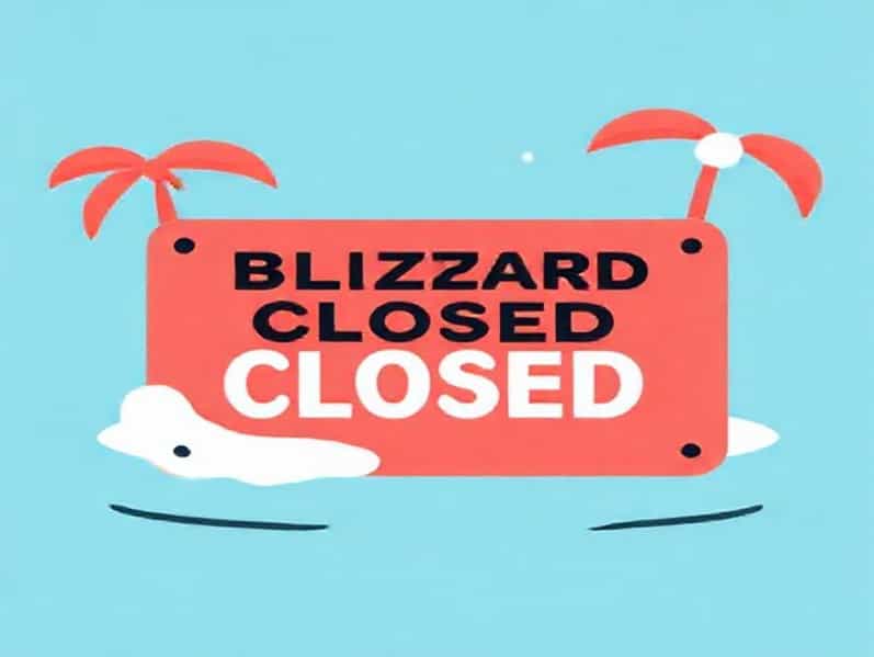 Blizzard Beach Water Park Closure