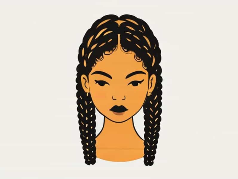 Goddess Cornrow Braids With Curls