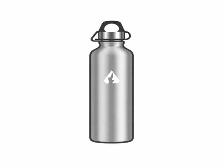 Quechua Stainless Steel Water Bottle