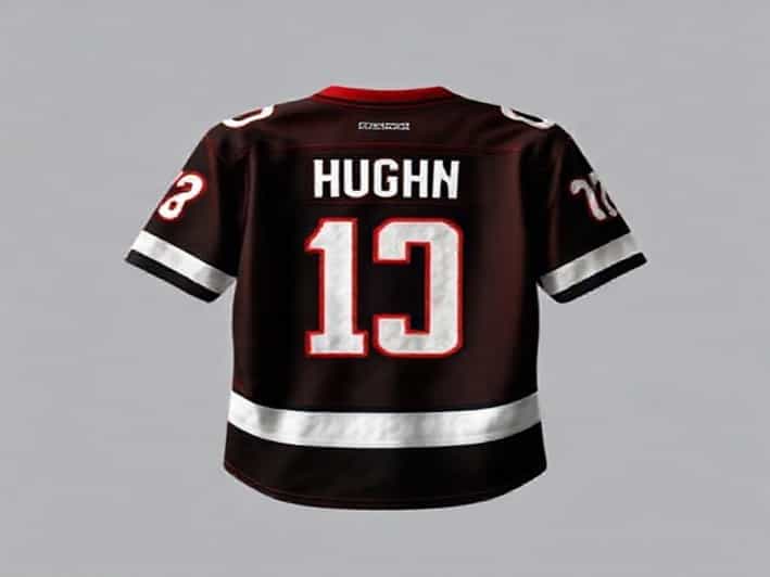 Quinn Hughes Game Worn Jersey