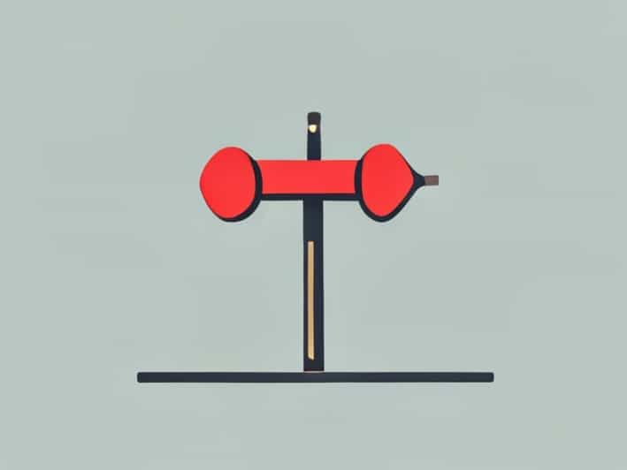 Road Sign With Teeter Totter