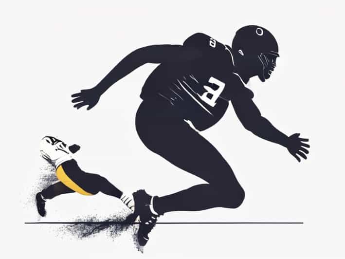 Saquon Barkley Hurdling Someone Backwards