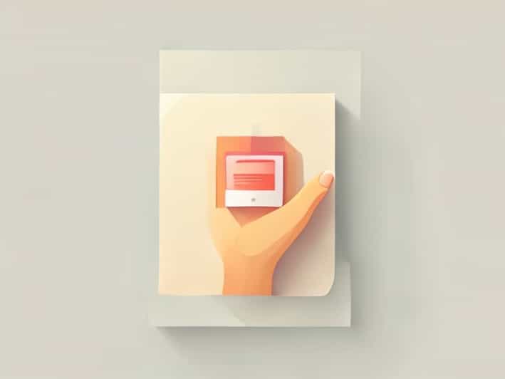 Small Handbill Advertising A Product