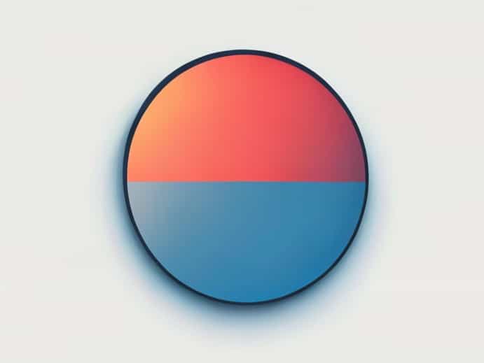 Circle Divided Into 5