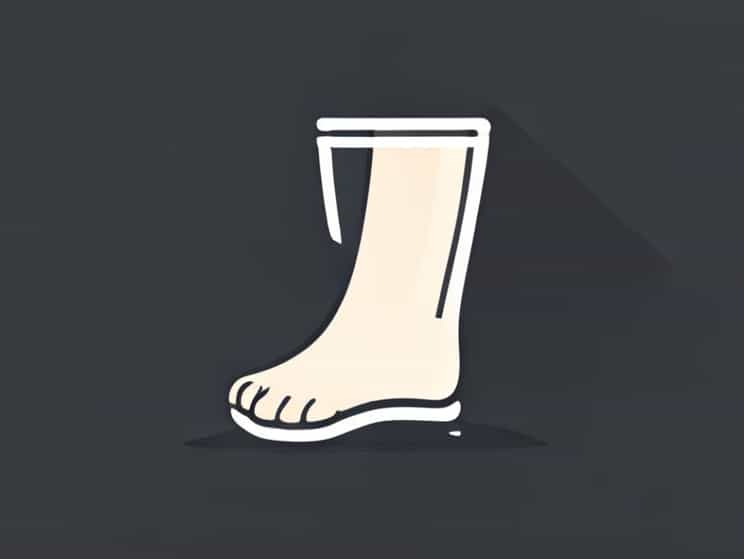 Glass In Foot Healed Over