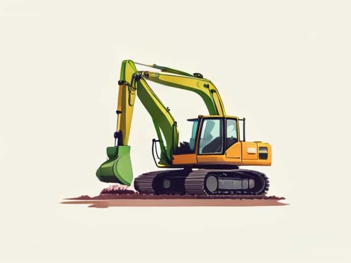 John Deere Erector Excavator